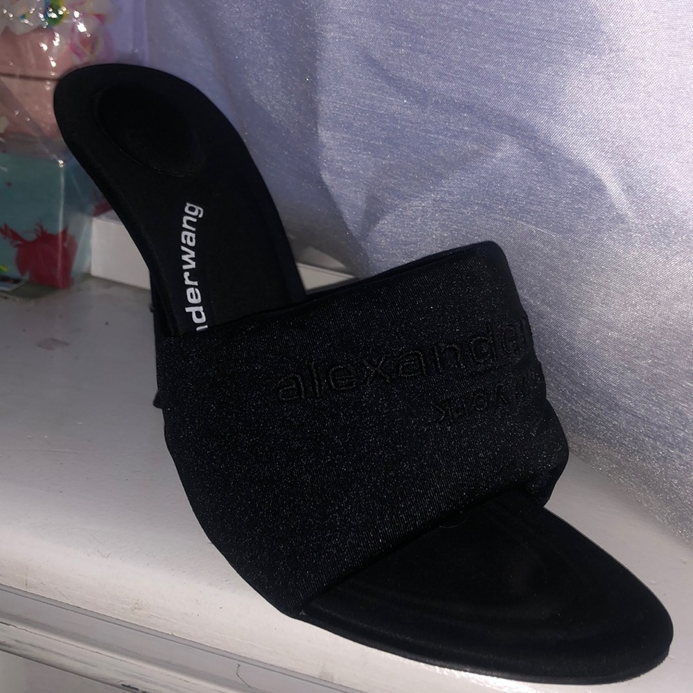 Alexander wang black heels
